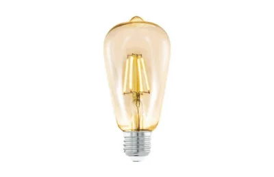 ЛАМПА СВЕТОДИОДНАЯ ФИЛАМЕНТНАЯ ДИММИРУЕМАЯ EGLO E27 4W 2200К ЯНТАРЬ 12871 МОСПЛИТКА