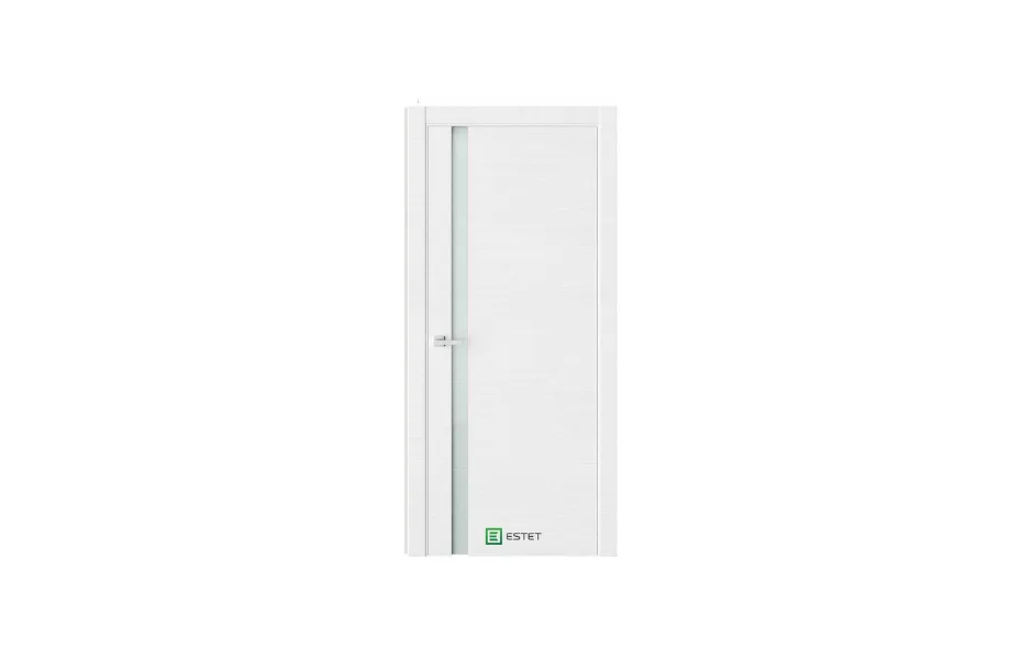 Межкомнатная дверь Elegance E8 Белый горизонт стекло 1 7 ДВЕРЕЙ
