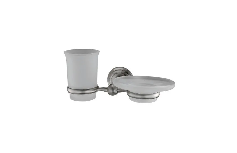 WasserKRAFT Ammer K-7026 Держатель стакана и мыльницы АТЕЛЬЕ ВАННОЙ КОМНАТЫ. САМАРА
