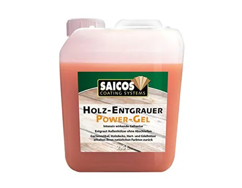 Гель для очищения посеревшей древесины Holz-Entgrauer Power-Gel SAICOS. МАСЛА, КРАСКИ, КЛЕЙ