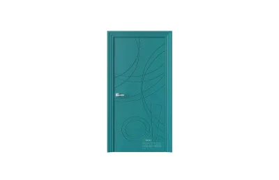 Межкомнатная дверь Perfect P11 RAL5021 7 ДВЕРЕЙ