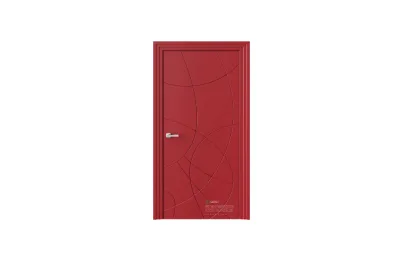 Межкомнатная дверь Perfect P12 RAL3002 7 ДВЕРЕЙ