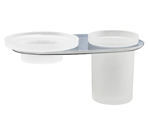 WasserKRAFT Kammel K-8326 Держатель стакана и мыльницы АТЕЛЬЕ ВАННОЙ КОМНАТЫ