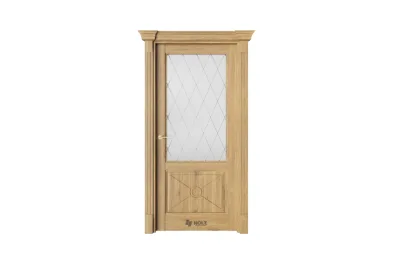Dante D4V Дуб миели стекло 2 7 ДВЕРЕЙ