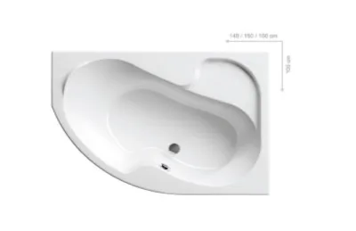 Ванна Ravak Rosa I 150x105 P CJ01000000 (правая) АКВАМЕТРИЯ