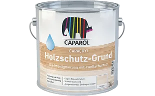Грунт с биоцидами Caparol Holzschutz-Grund, бесцветный, 2,5 л КАПАРОЛ ЦЕНТР САМАРА