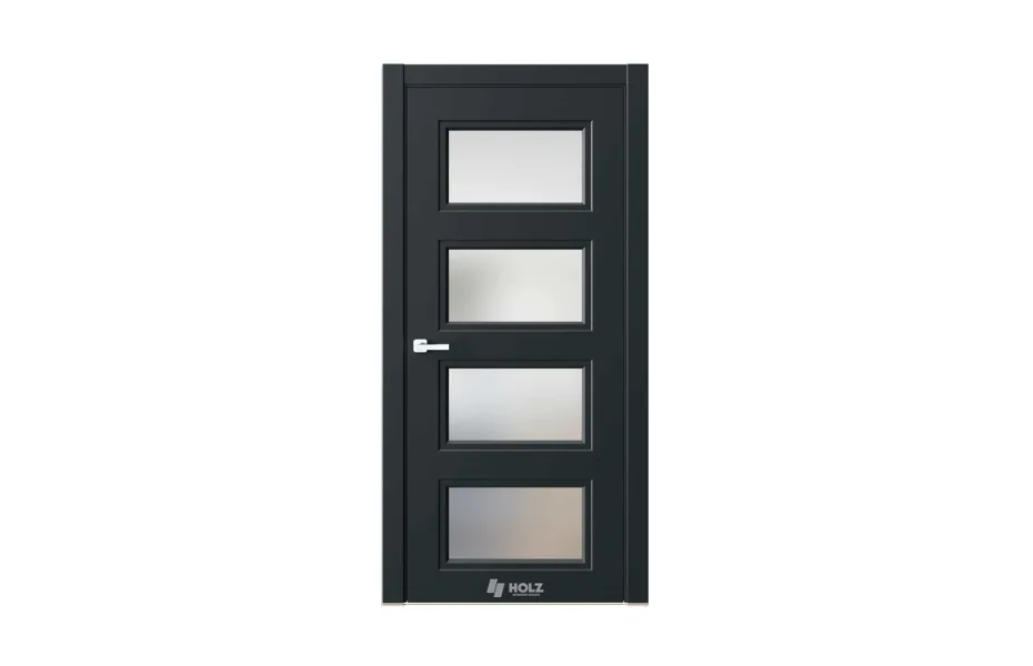 Neo Classic N8 Черный RAL9005 стекло 7 ДВЕРЕЙ