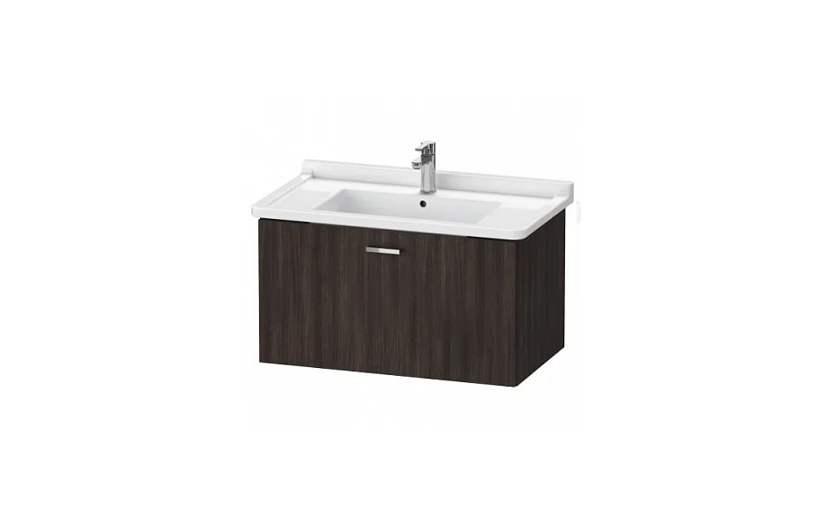 Тумба с раковиной Duravit Xbase 80 см XB603605353 каштан темный МОСПЛИТКА