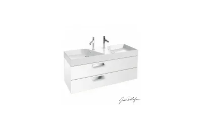 Тумба с раковиной Jacob Delafon Rythmik 120 см EB1305-G1C белый глянцевый МОСПЛИТКА
