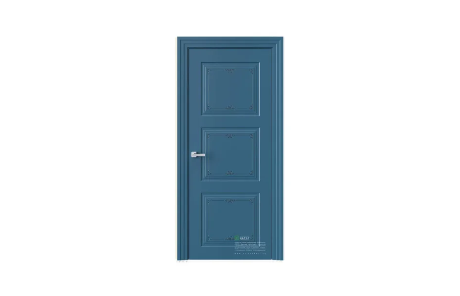 Межкомнатная дверь Novella N5 Ажур RAL5009 7 ДВЕРЕЙ