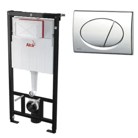 Инсталляция Alcaplast AM101/1120+M71 с хром кнопкой ООО ФИРМА САНТЕХНИКА