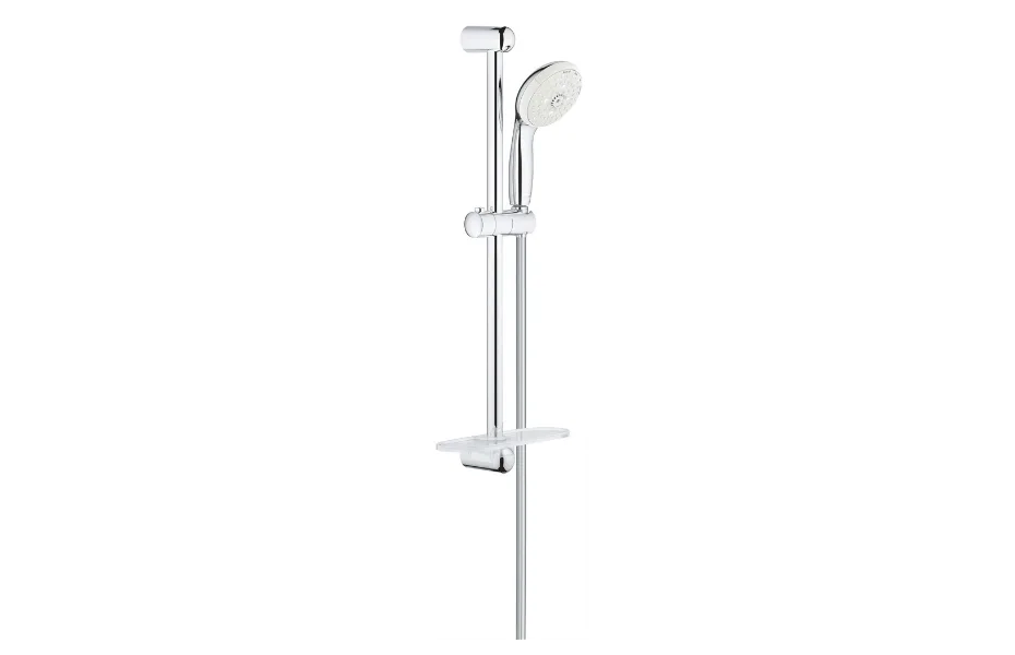 GROHE New Tempesta 100 IV Душевой гарнитур с мыльницей, душевая штанга 600 мм, 9,5 л/мин АТЕЛЬЕ ВАННОЙ КОМНАТЫ. САМАРА