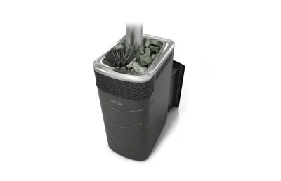 Печь банная TMF Гейзер XXL 2017 Inox Витра ЗК (Антрацит) (12-24 м³; 39/57 кг.; 3 мм.; D115 мм.) ПАР МАСТЕР