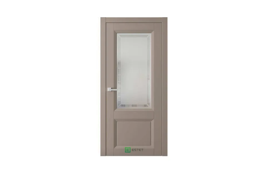 Межкомнатная дверь Mantone 4 RAL7006 стекло 7 ДВЕРЕЙ