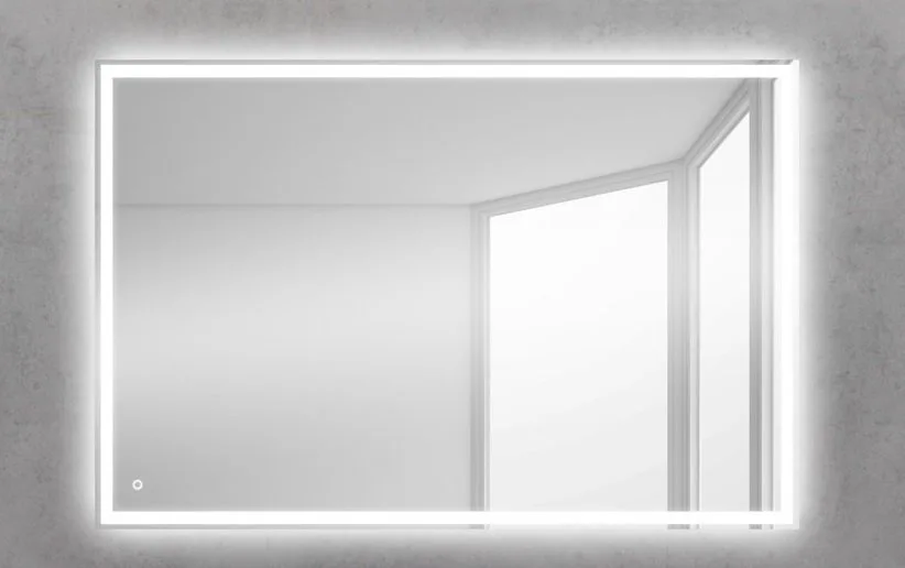 BELBAGNO Зеркало со встроенным светильником и сенсорным выключателем, 12W, 220-240V, 1000x30x600 АТЕЛЬЕ ВАННОЙ КОМНАТЫ. САМАРА