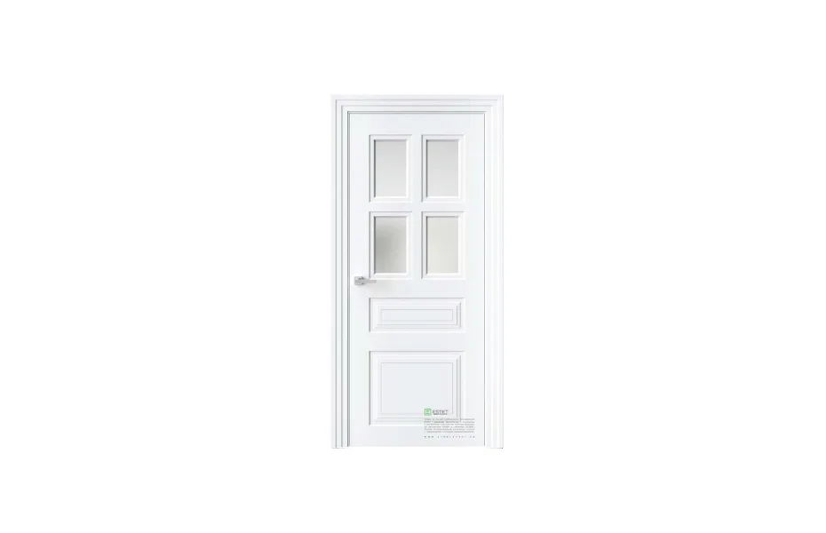 Межкомнатная дверь Novella N17 Деко RAL9003 стекло 7 ДВЕРЕЙ