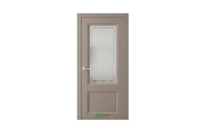 Межкомнатная дверь Mantone 4 RAL7006 стекло 7 ДВЕРЕЙ