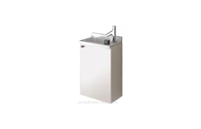 Тумба с раковиной Jacob Delafon Pop Laminar 40 см EB286-G1C белый глянцевый МОСПЛИТКА