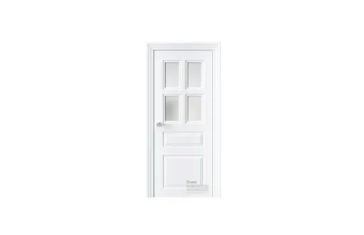 Межкомнатная дверь Novella N17 RAL9003 стекло 7 ДВЕРЕЙ