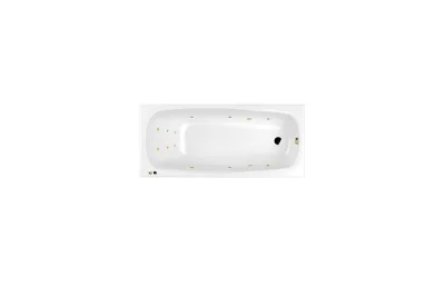 Акриловая ванна 180х80 см Whitecross Layla Slim Line 0122.180080.100.LINE.GL с гидромассажем МОСПЛИТКА