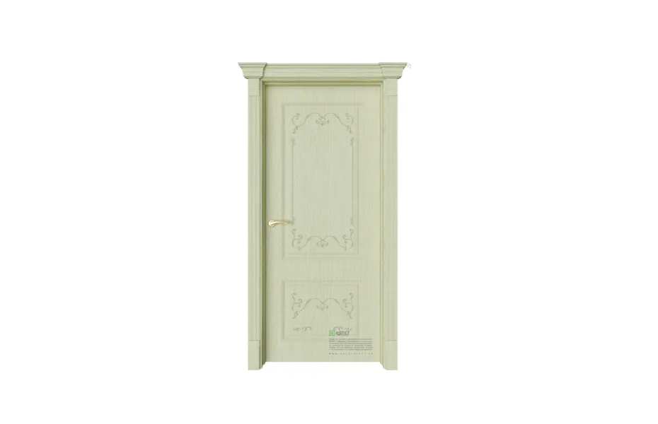 Межкомнатная дверь Provence Лоран 1 Ажур Олива золотая 7 ДВЕРЕЙ