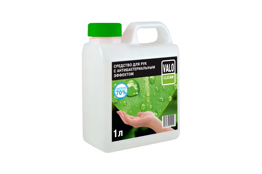 Средство для рук с антибактериальным эффектом VALO Clean 1,0 л ПЛИНТУС ХОЛЛ