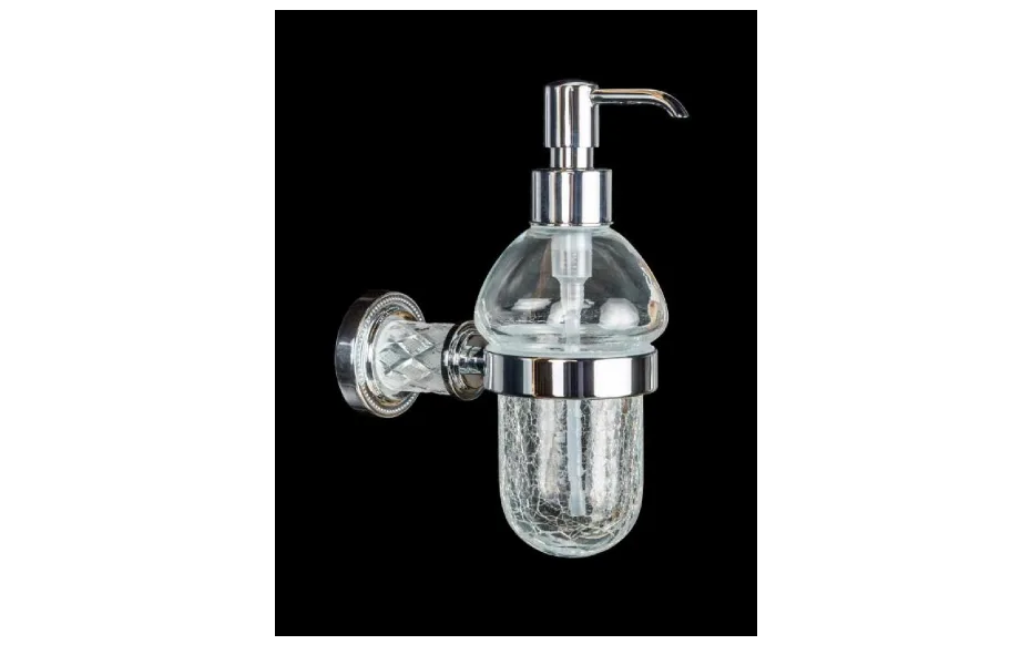 BOHEME Murano Crystal Настенный диспенсер, хром АТЕЛЬЕ ВАННОЙ КОМНАТЫ. САМАРА