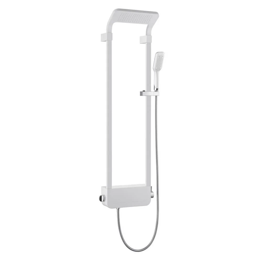 BLACK&WHITE Душевая панель W1010 Shine White (1300х405x230) АТЕЛЬЕ ВАННОЙ КОМНАТЫ. САМАРА