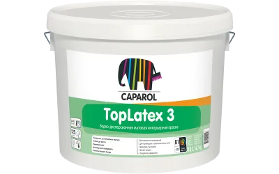 Краска водно-дисперсионная Caparol TopLatex 3, База 3, 9,4 л КАПАРОЛ ЦЕНТР САМАРА