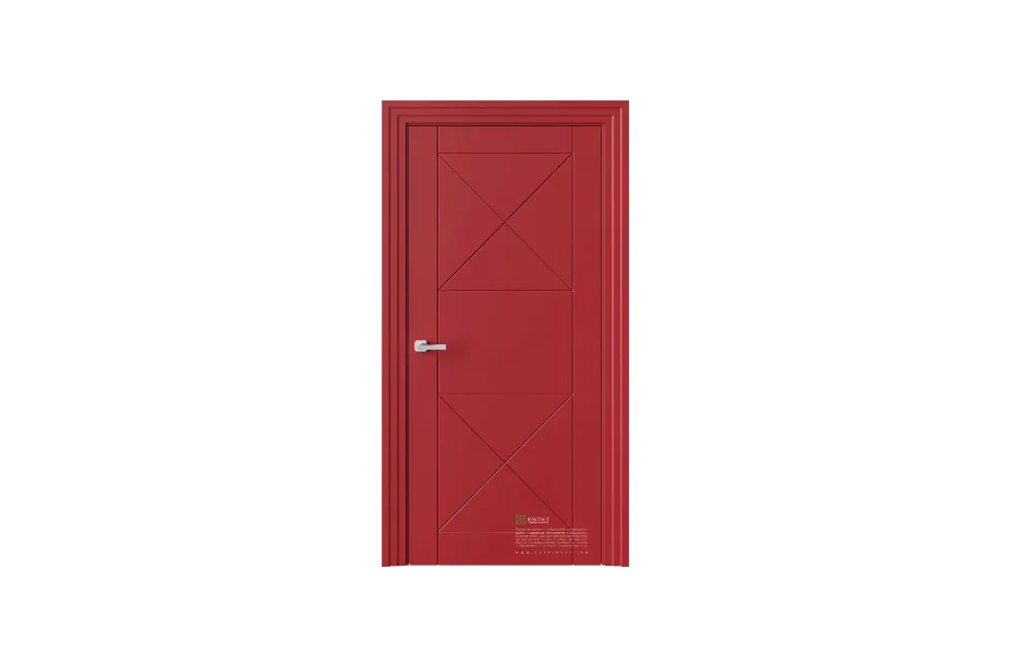 Межкомнатная дверь Perfect P4 RAL3002 7 ДВЕРЕЙ