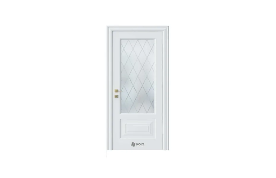 Deloress DL4 RAL9003 стекло 2 7 ДВЕРЕЙ