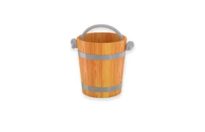 Ведро BENTWOOD Лиственница Натуральная 15 л. ПАР МАСТЕР