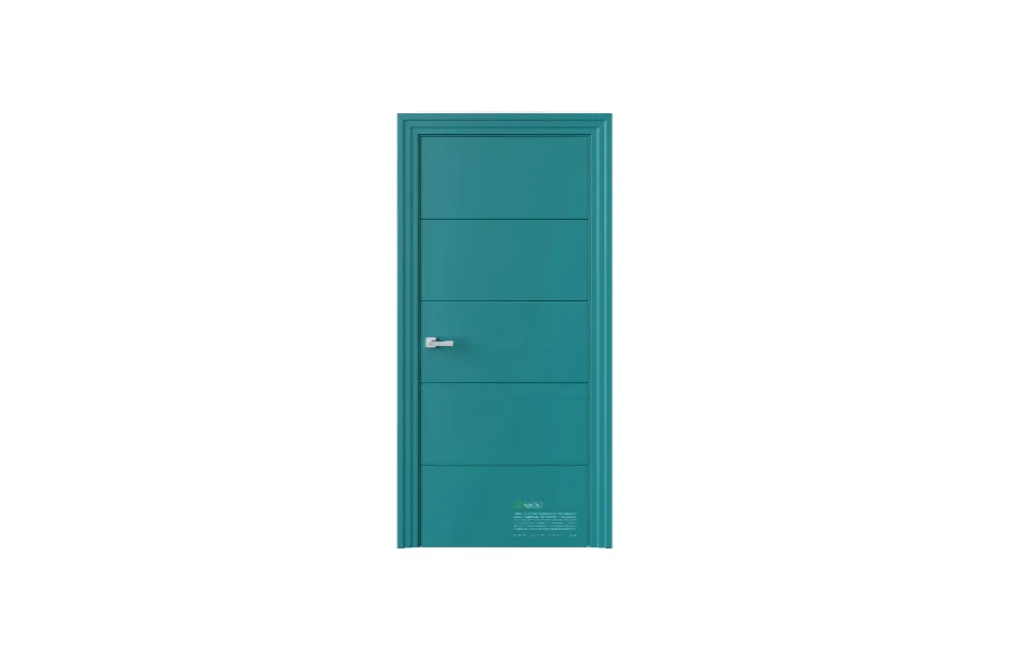 Межкомнатная дверь Perfect P2 RAL5021 7 ДВЕРЕЙ
