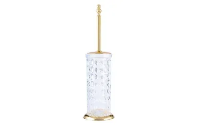 BOHEME Imperiale Ершик для унитаза, напольный, хрусталь, золото АТЕЛЬЕ ВАННОЙ КОМНАТЫ. САМАРА