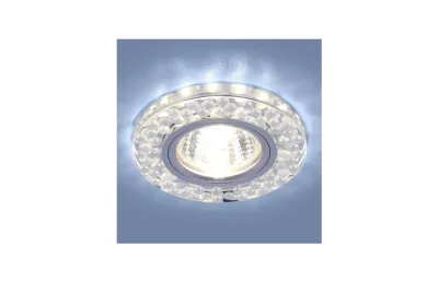 ВСТРАИВАЕМЫЙ СВЕТИЛЬНИК ELEKTROSTANDARD 2194 MR16 SL/WH ЗЕРКАЛЬНЫЙ/БЕЛЫЙ 4690389099298 MNOGOROZETOK - МНОГОРОЗЕТОК