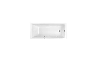 Акриловая ванна 160х80 см Whitecross Wave Line Nano 0101.160080.100.LINENANO.CR с гидромассажем МОСПЛИТКА