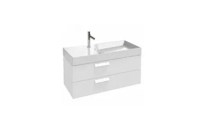 Тумба с раковиной Jacob Delafon Rythmik 100 см EB1304-N18 белый МОСПЛИТКА