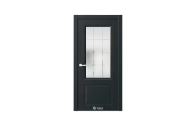 Neo Classic N4 Черный RAL9005 стекло 7 ДВЕРЕЙ