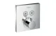 Термостат с двумя запорными вентилями Hansgrohe ShowerSelect 15763000 АКВАМЕТРИЯ