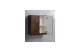 Шкаф BelBagno FLY-MARINO-700-2A-SC-RW-P rovere moro МОСПЛИТКА