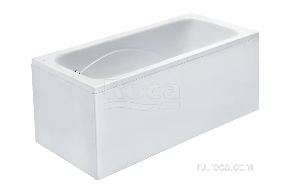 Ванна акриловая Roca Line 160х70 прямоугольная белая ZRU9302985 АТЕЛЬЕ ВАННОЙ КОМНАТЫ. САМАРА