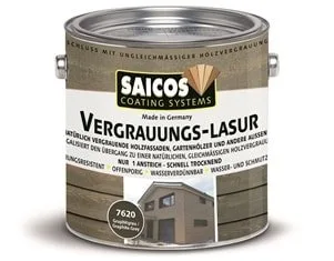 Защитная специальная лазурь Vergrauungs Lasur SAICOS. МАСЛА, КРАСКИ, КЛЕЙ
