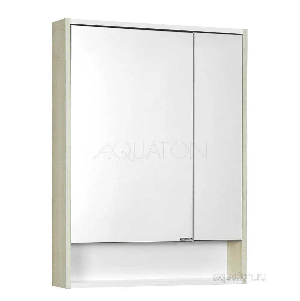 AQUATON Рико 65 Зеркальный шкафчик АТЕЛЬЕ ВАННОЙ КОМНАТЫ. САМАРА