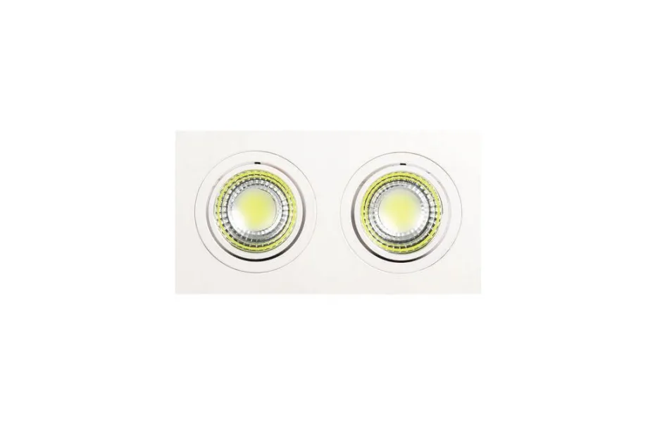 ВСТРАИВАЕМЫЙ СВЕТОДИОДНЫЙ СВЕТИЛЬНИК HOROZ 2X5W 2700К БЕЛЫЙ 016-021-0010 (HL6702L) MNOGOROZETOK - МНОГОРОЗЕТОК