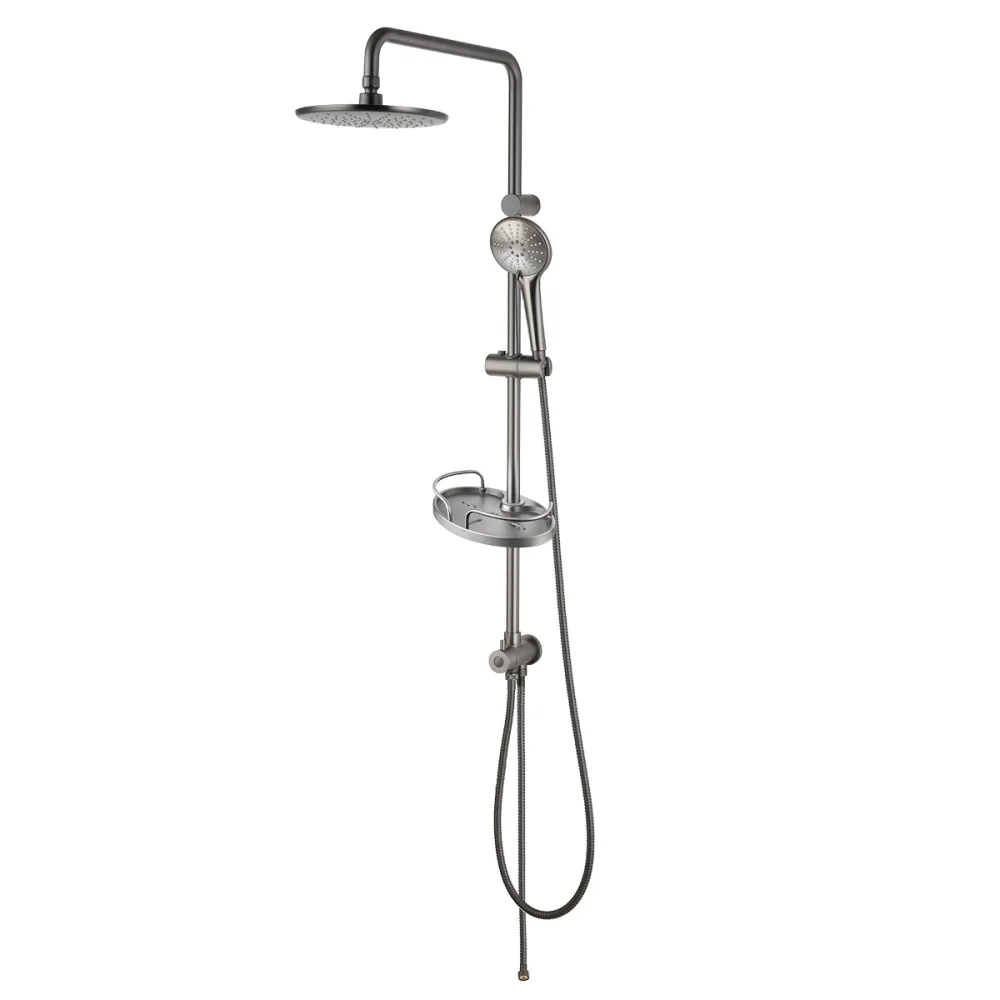 Душевой гарнитур без смесителя LM3788GM Bronx Lemark BAS