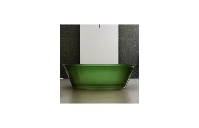 Ванна из полиэфирной смолы 170х75 Abber Kristall AT9707Emerald зеленая МОСПЛИТКА
