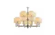 ПОДВЕСНАЯ ЛЮСТРА ST LUCE ENITA SL1751.103.15 MNOGOROZETOK - МНОГОРОЗЕТОК