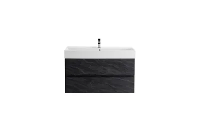 Тумба с раковиной Cezares Molveno 46 100 см MOLVENO 46-100-2C-SO-ANTR antracite МОСПЛИТКА