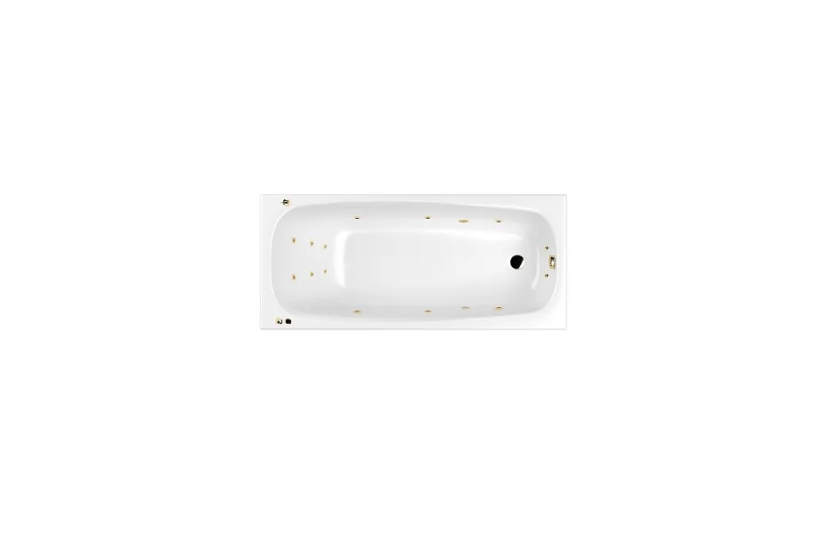 Акриловая ванна 180х80 см Whitecross Layla Slim Smart 0122.180080.100.SMART.GL с гидромассажем МОСПЛИТКА