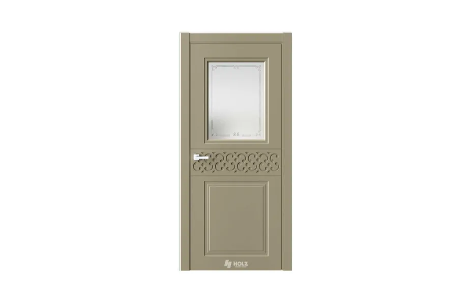 Neo Classic N26 Бежевый RAL1035 стекло 7 ДВЕРЕЙ